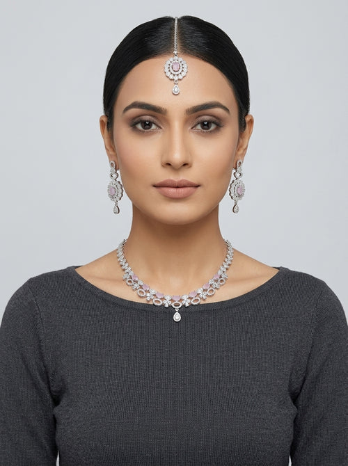 Shop the Crystal Royale Zircon Set from Zarosh Jewel