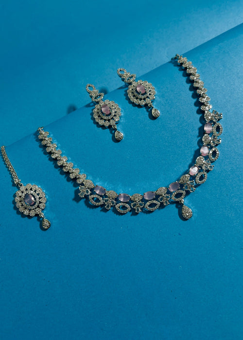Shop the Crystal Royale Zircon Set from Zarosh Jewel