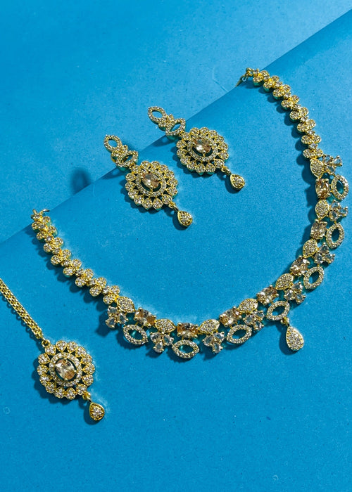 Shop the Crystal Royale Zircon Set from Zarosh Jewel
