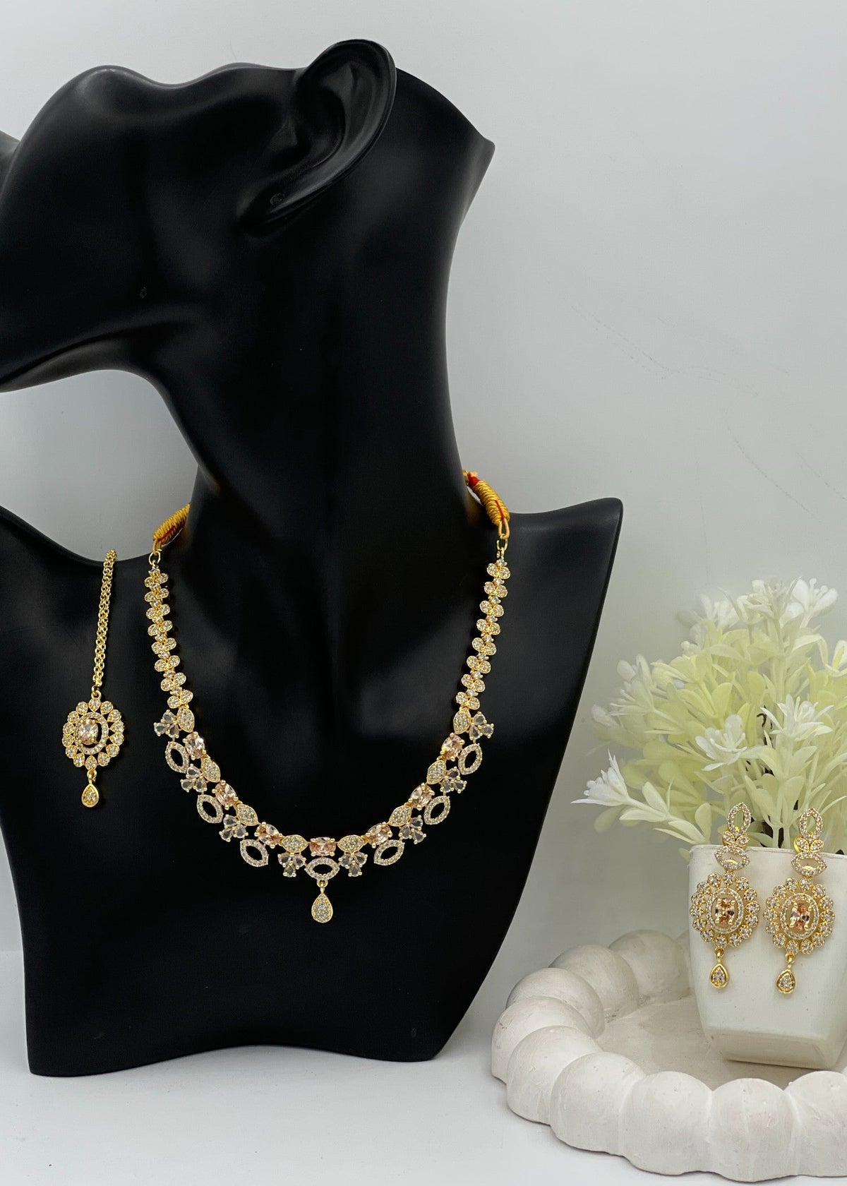 Shop the Crystal Royale Zircon Set from Zarosh Jewel