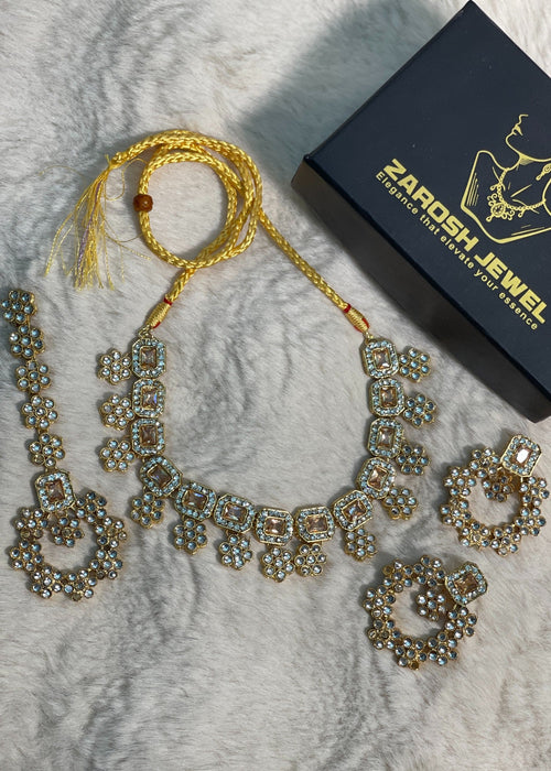Shop the Dahlia Necklace Set from Zarosh Jewel