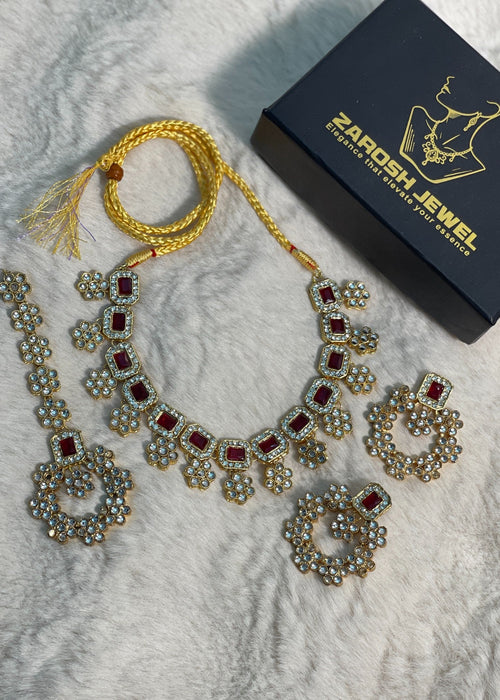 Shop the Dahlia Necklace Set from Zarosh Jewel