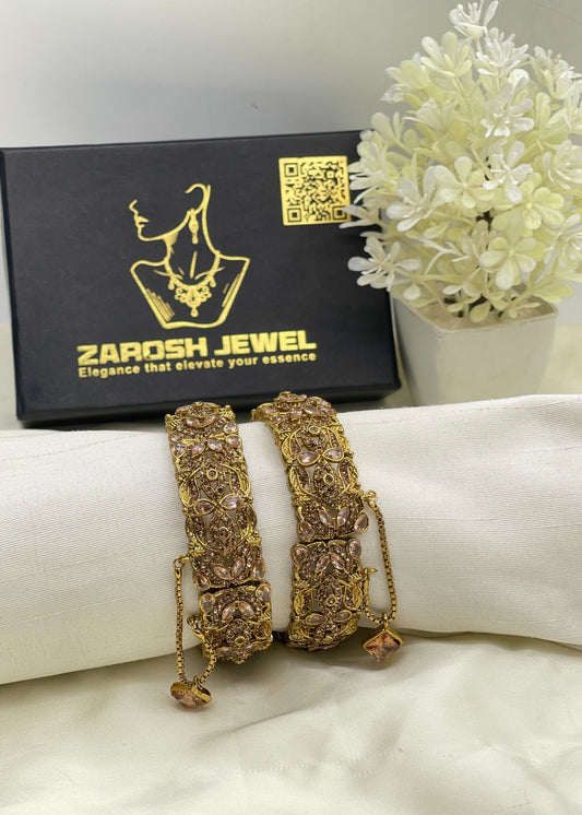 Shop the Daliya Adjustable Bangle from Zarosh Jewel