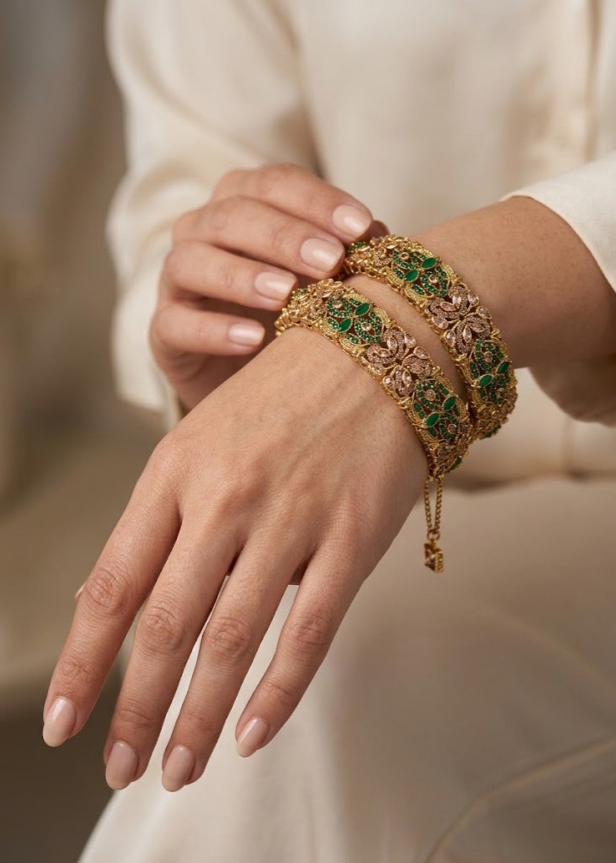 Shop the Daliya Adjustable Bangle from Zarosh Jewel