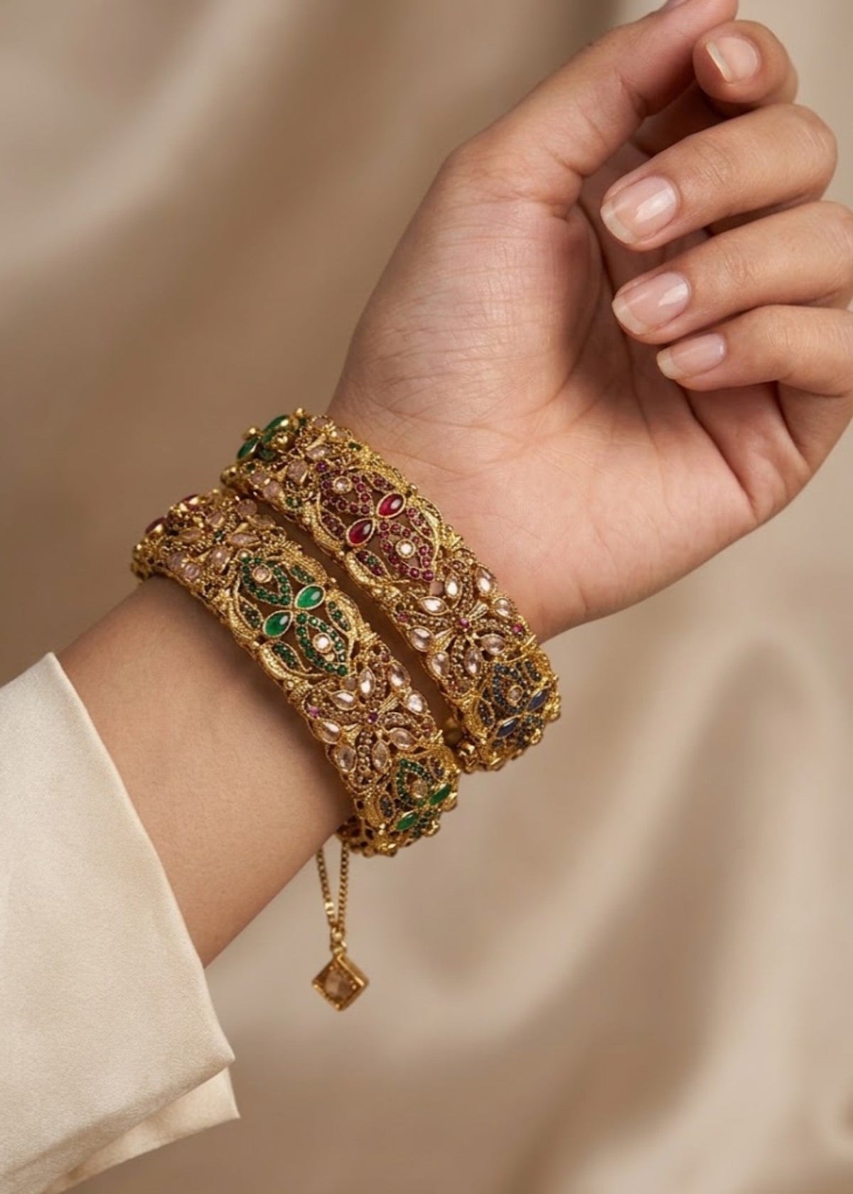 Shop the Daliya Adjustable Bangle from Zarosh Jewel