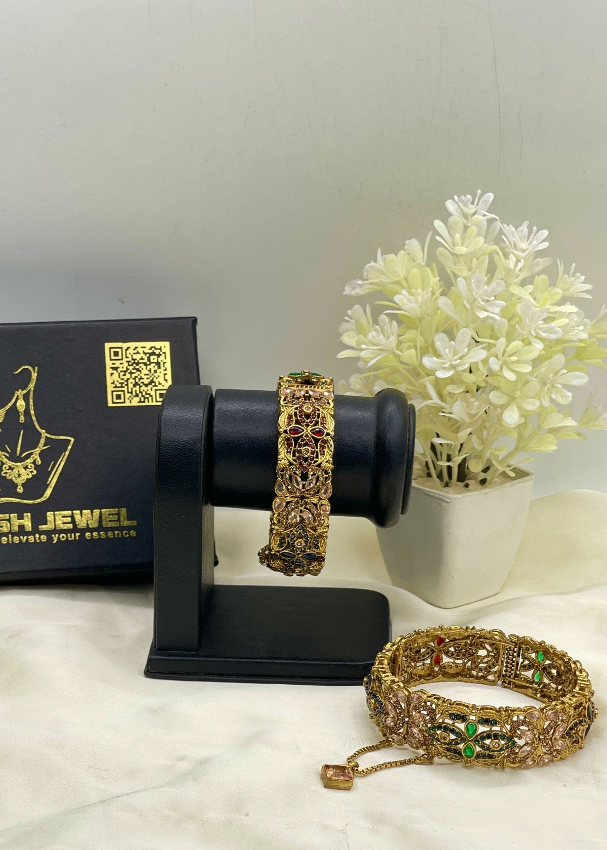 Shop the Daliya Adjustable Bangle from Zarosh Jewel