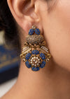 Shop the Dareen Heritage Statement Studs from Zarosh Jewel