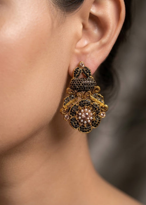 Shop the Dareen Heritage Statement Studs from Zarosh Jewel