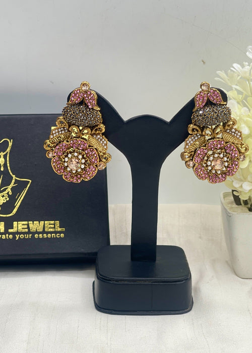 Shop the Dareen Heritage Statement Studs from Zarosh Jewel