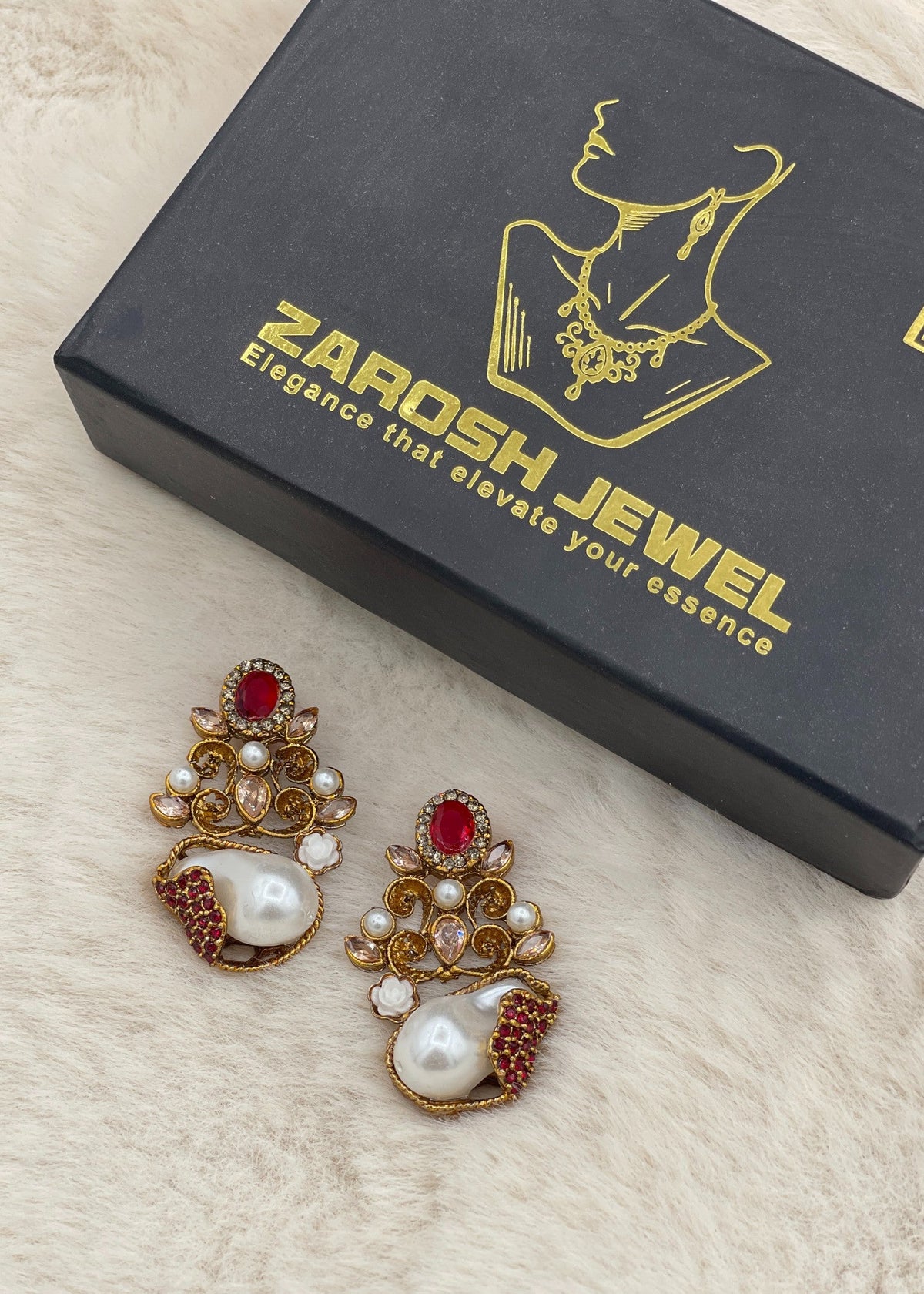 Shop the Dilkash Sahara Earrings from Zarosh Jewel