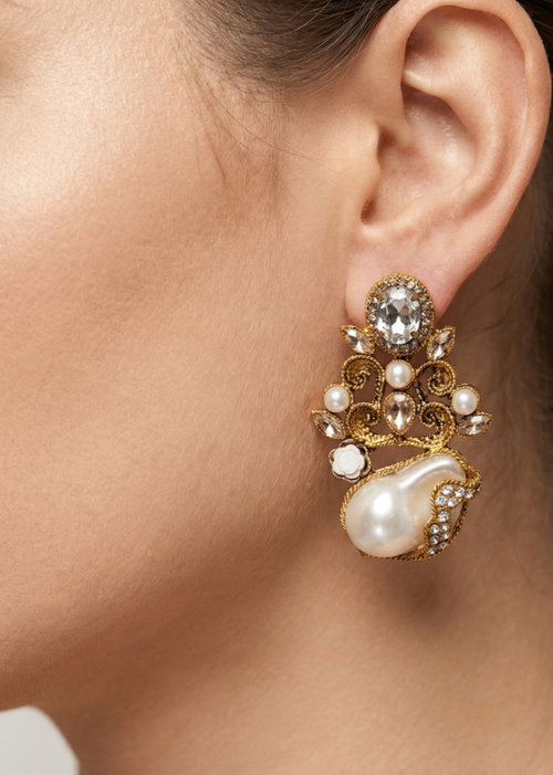 Shop the Dilkash Sahara Earrings from Zarosh Jewel