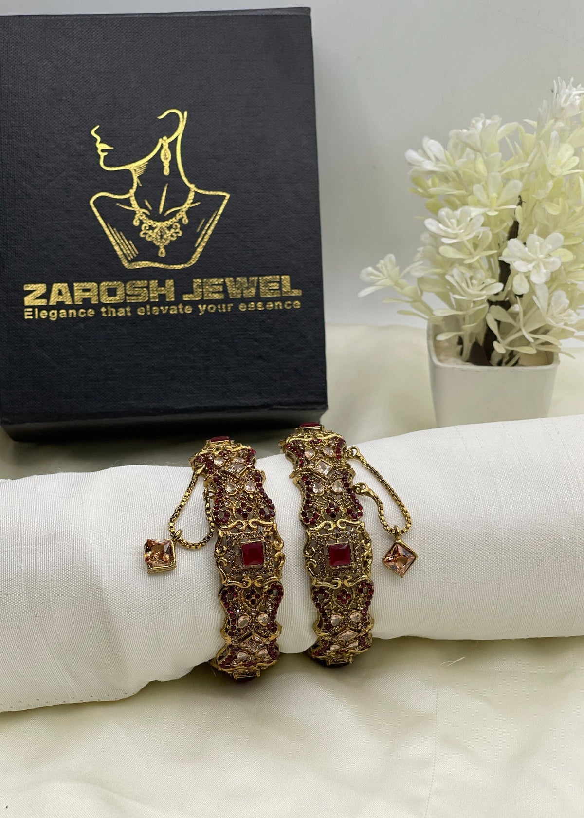 Shop the Dima Bangle Set from Zarosh Jewel