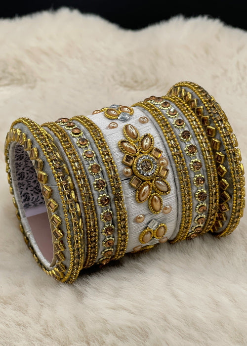 Shop the Diya Bangle Set from Zarosh Jewel