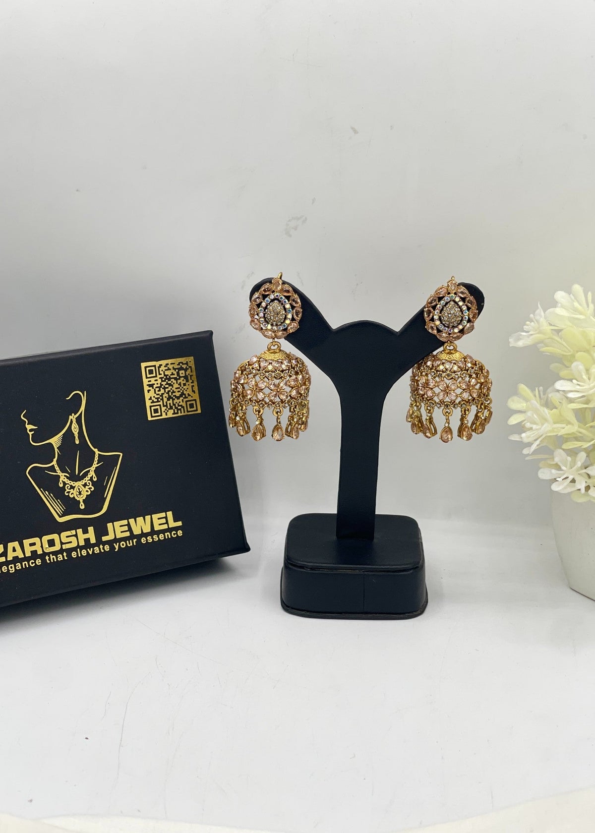 Shop the Dua Jhumkas from Zarosh Jewel
