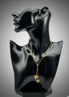 Duet Heart Lariat by Zarosh Jewel