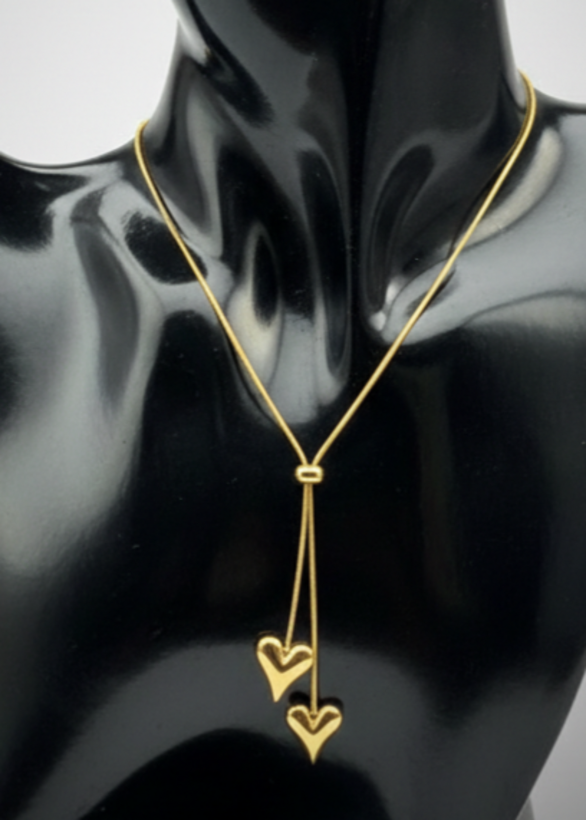 Shop the Duet Heart Lariat from Zarosh Jewel
