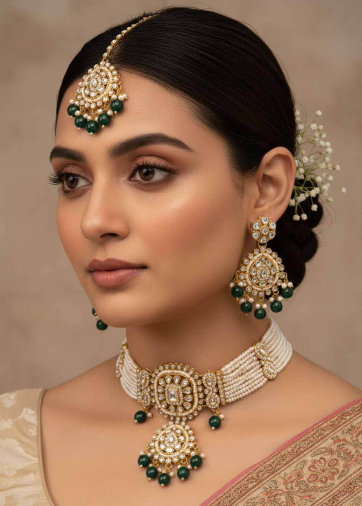 Shop the Dulhan Kundan Set from Zarosh Jewel