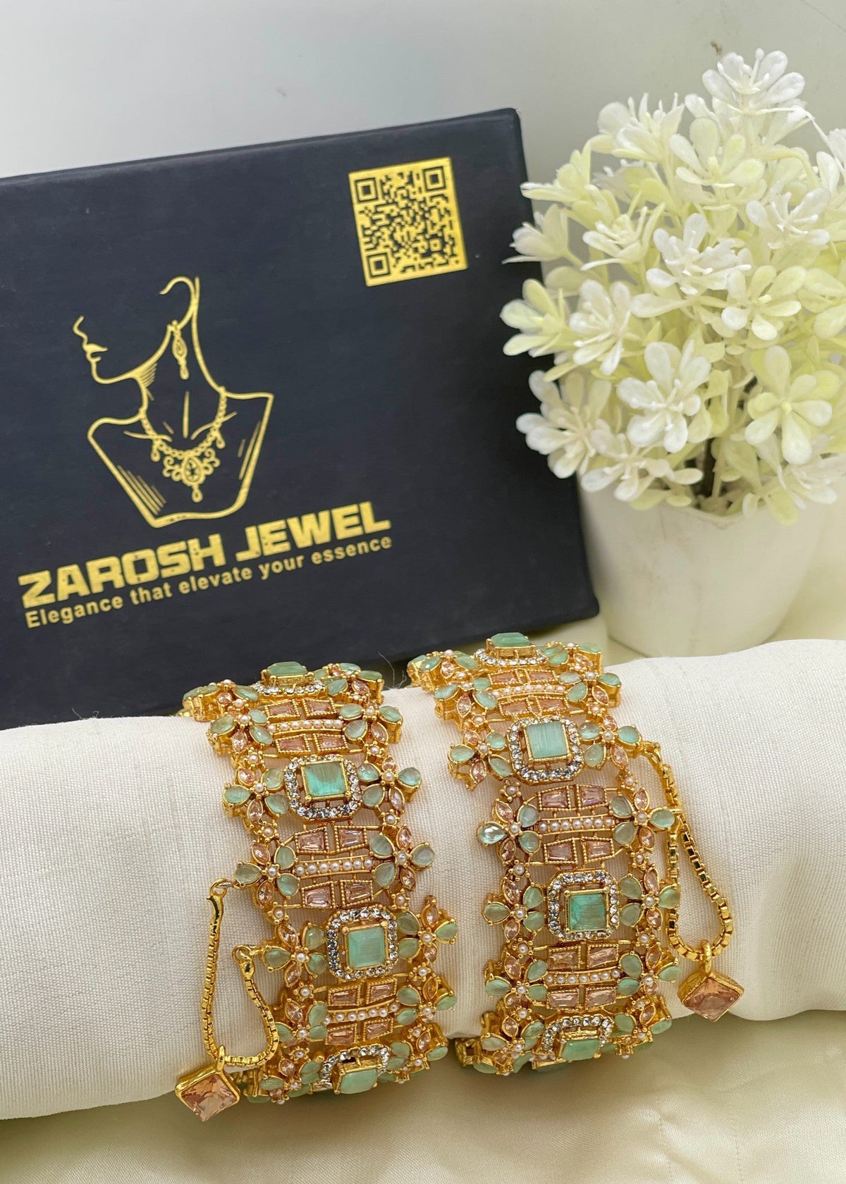 Shop the Dureya Luxury Bangle from Zarosh Jewel