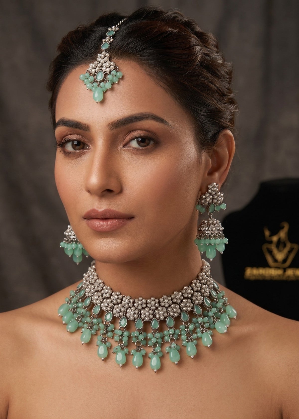 Eden Necklace Set by Zarosh Jewel