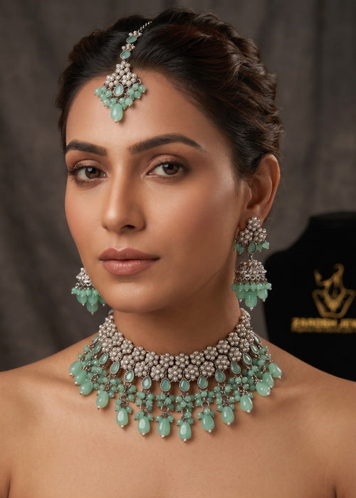 Eden Necklace Set by Zarosh Jewel