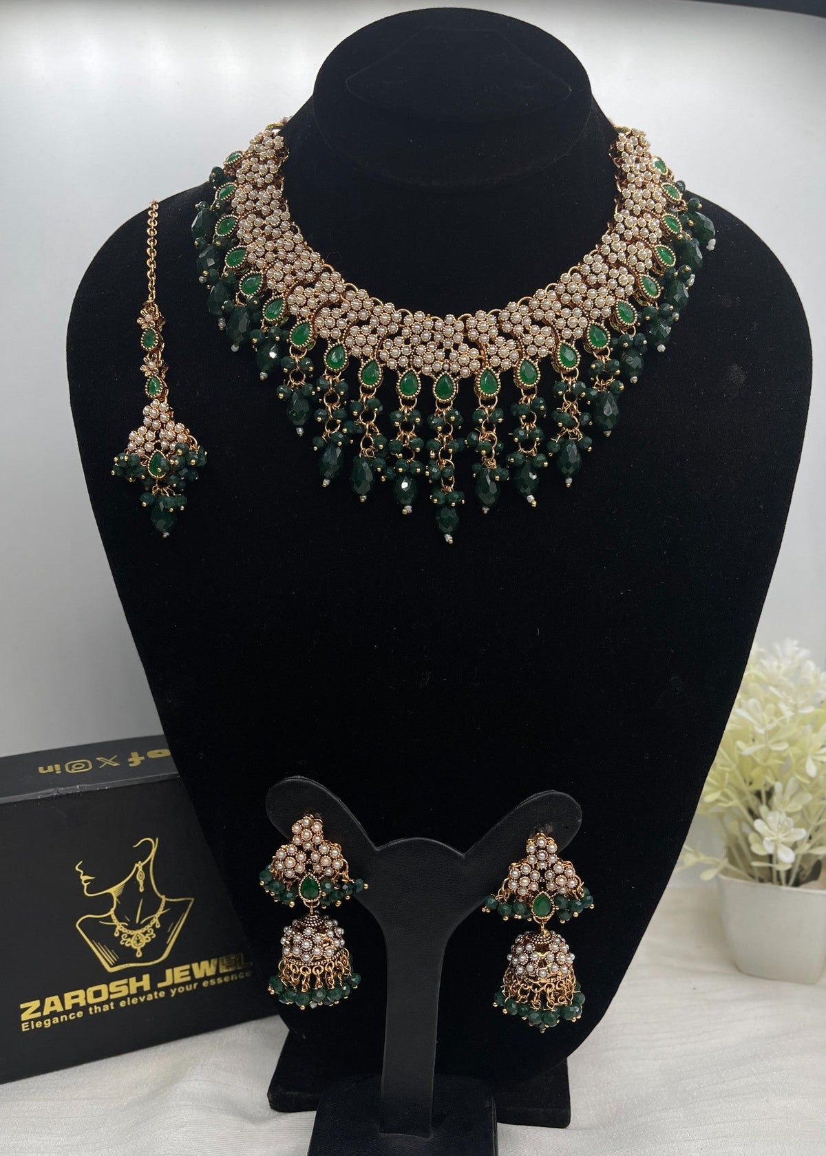 Shop the Eden Necklace Set from Zarosh Jewel