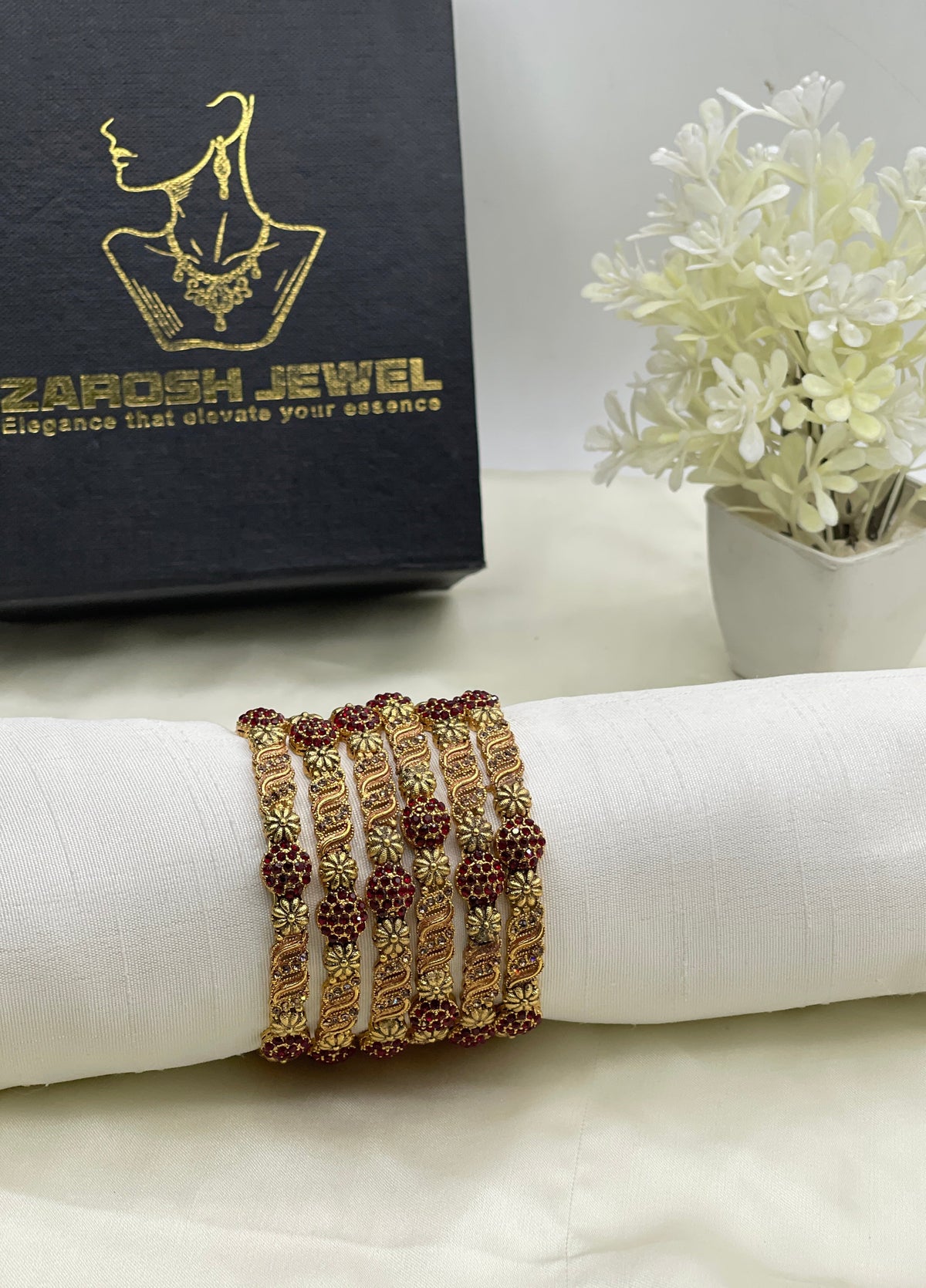 Shop the Eiliyah Bangle from Zarosh Jewel