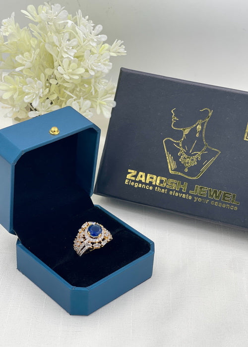 Shop the Elani Gold Plated Ring from Zarosh Jewel