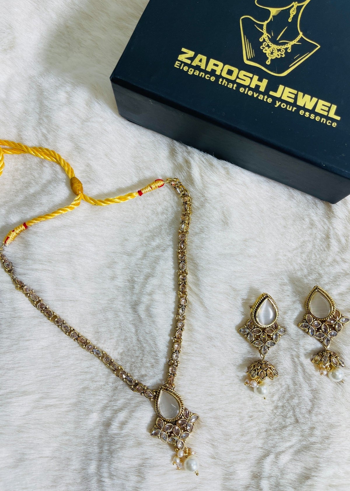 Shop the Elanora Bloom Necklace Set from Zarosh Jewel