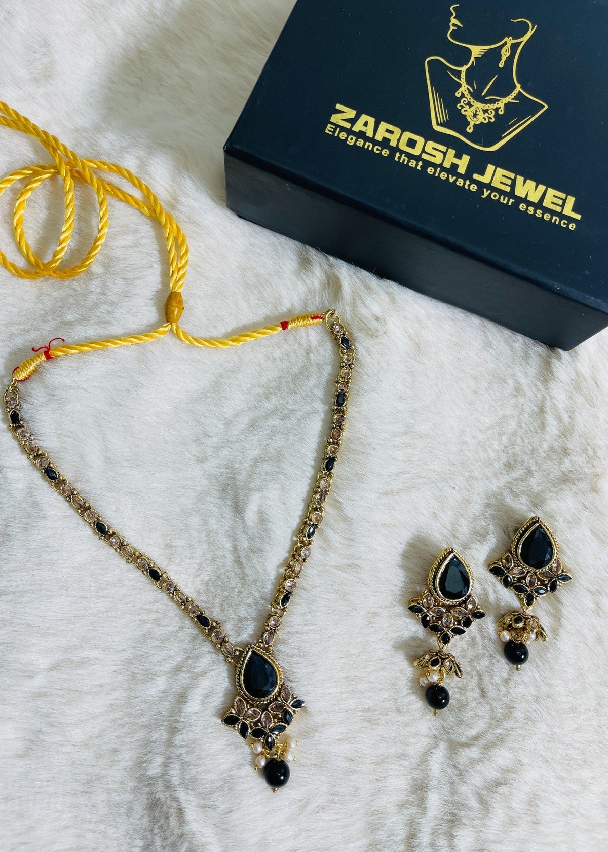 Shop the Elanora Bloom Necklace Set from Zarosh Jewel