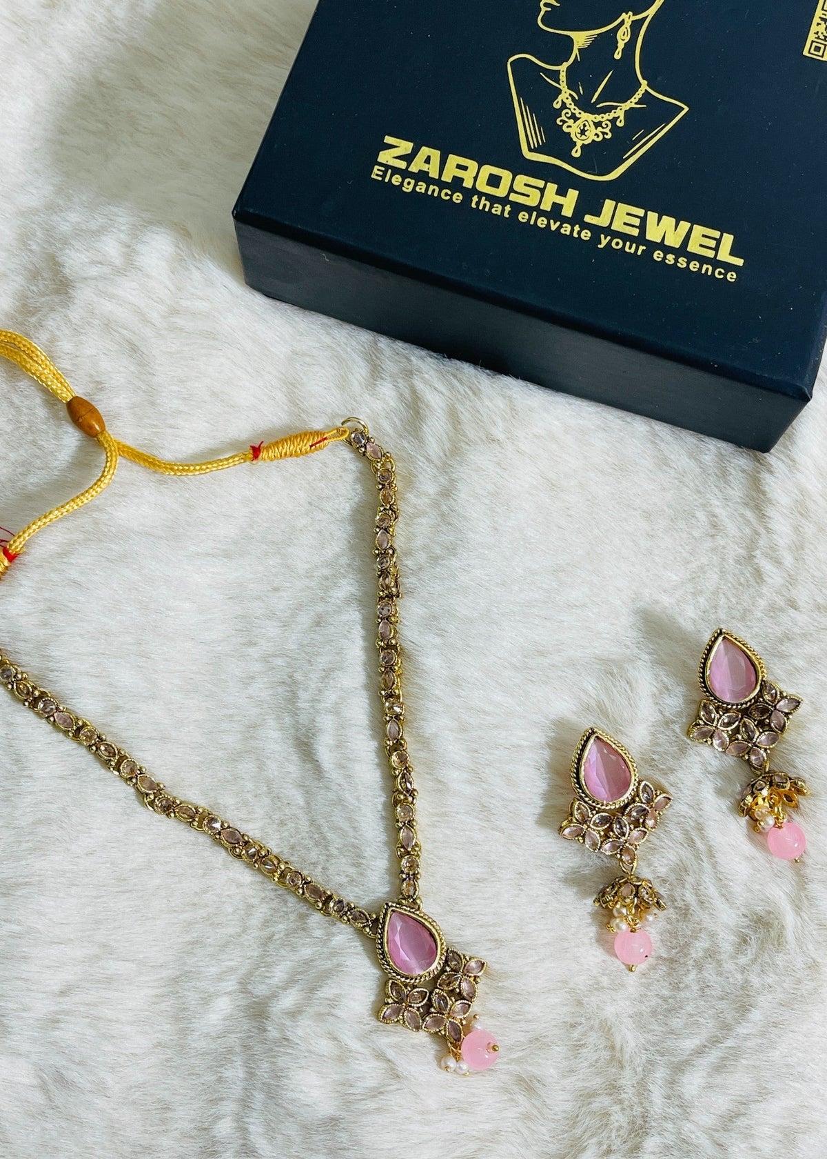 Shop the Elanora Bloom Necklace Set from Zarosh Jewel