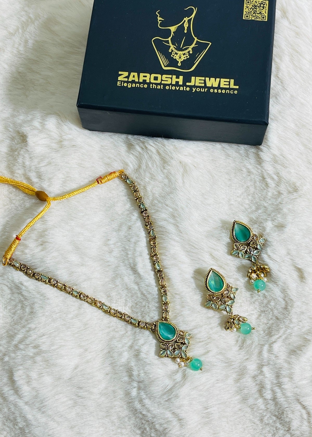 Shop the Elanora Bloom Necklace Set from Zarosh Jewel