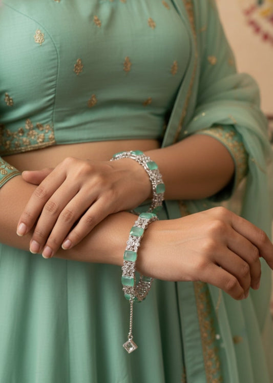 Elara Bangles Openable by Zarosh Jewel