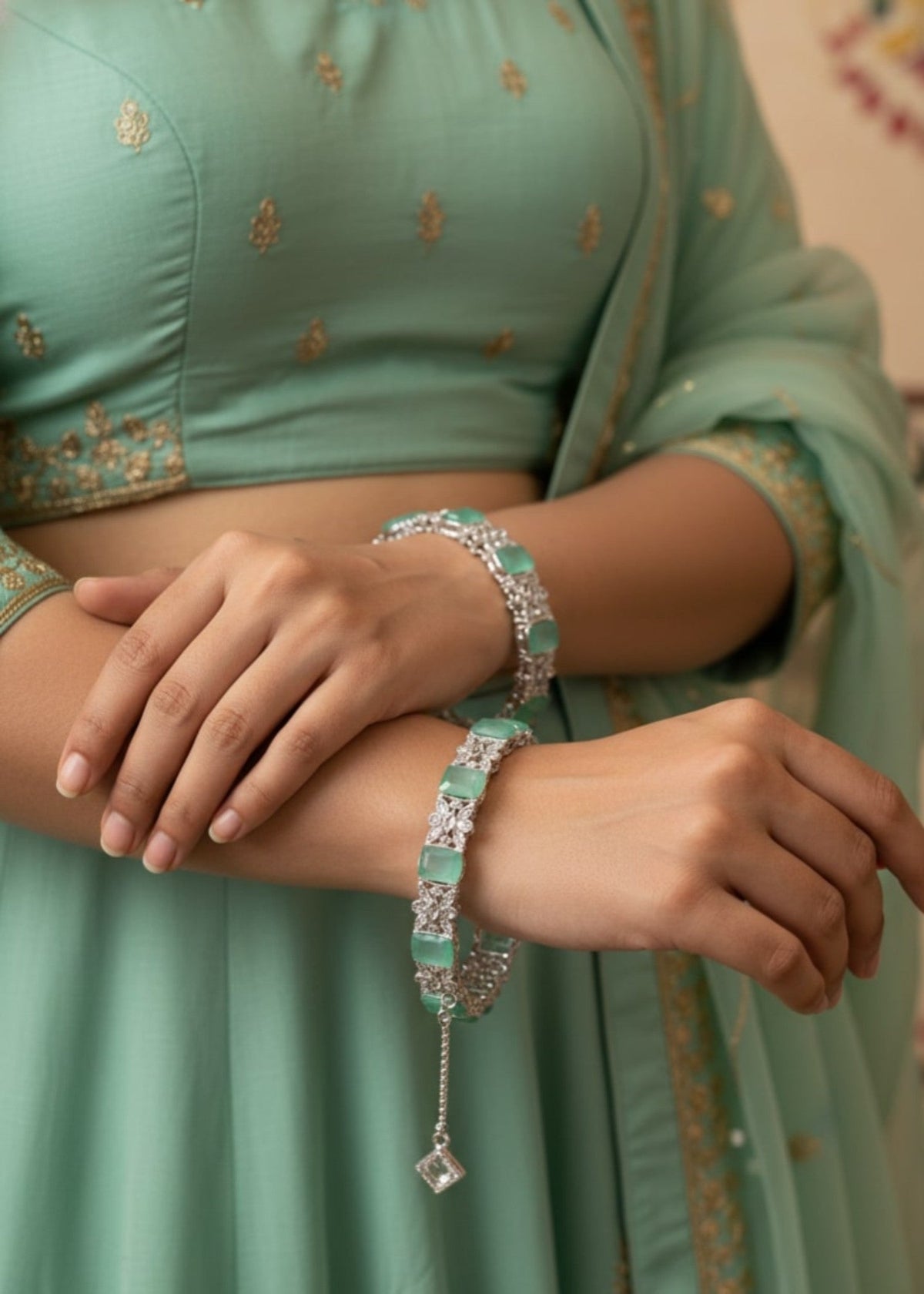 Elara Bangles Openable by Zarosh Jewel