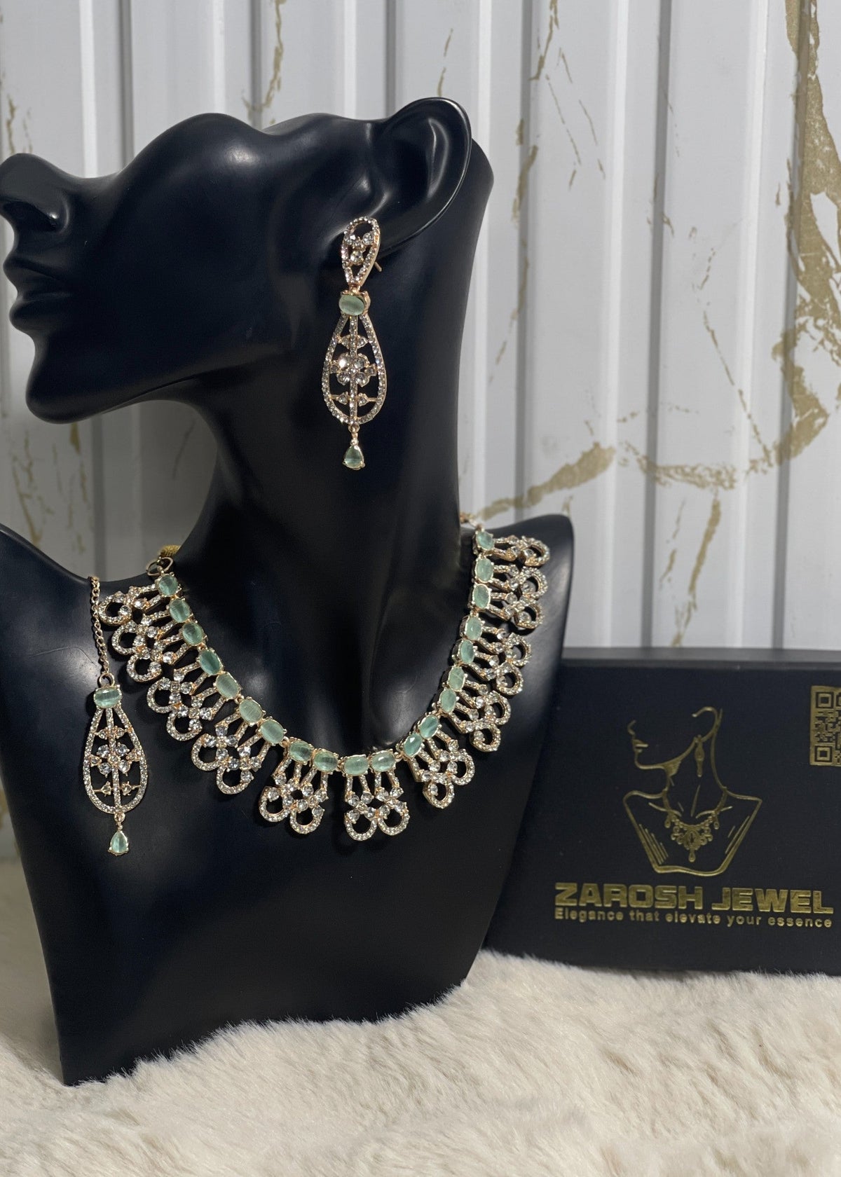 Shop the Elena Necklace Set from Zarosh Jewel