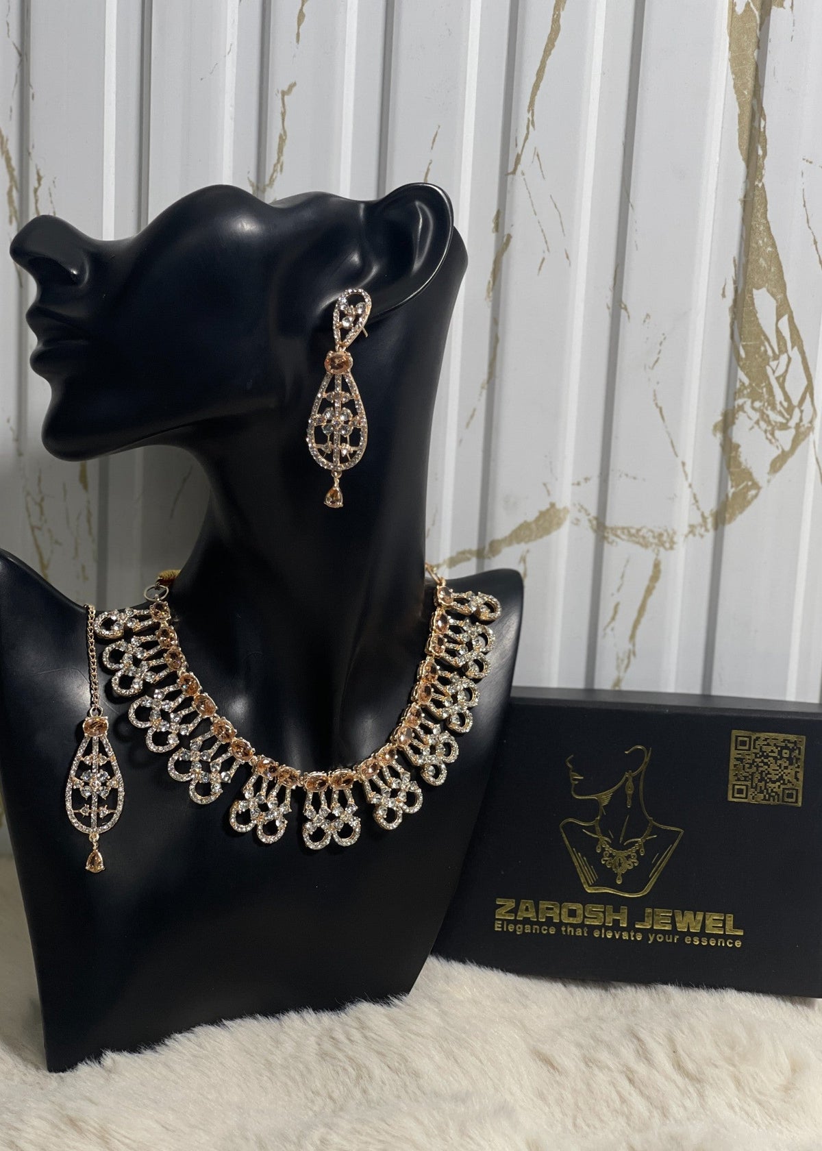 Shop the Elena Necklace Set from Zarosh Jewel