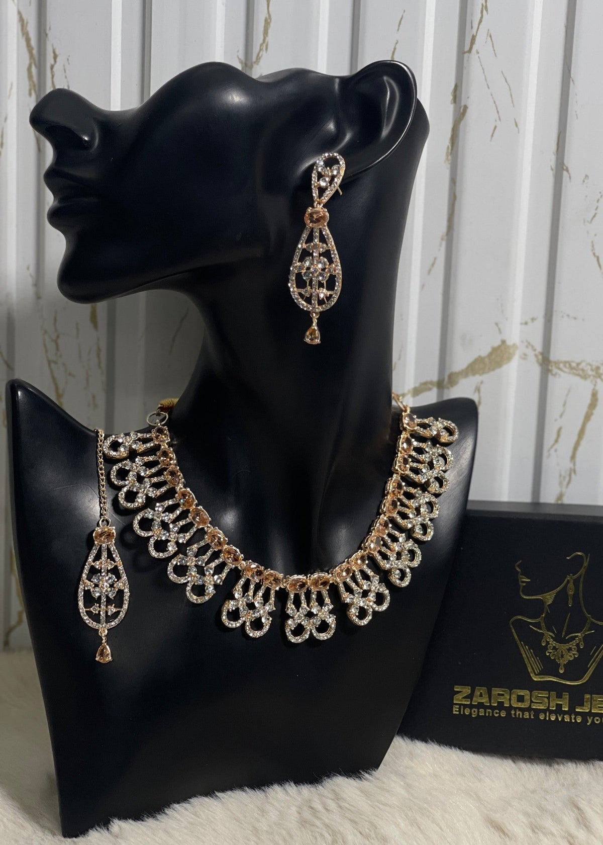 Shop the Elena Necklace Set from Zarosh Jewel