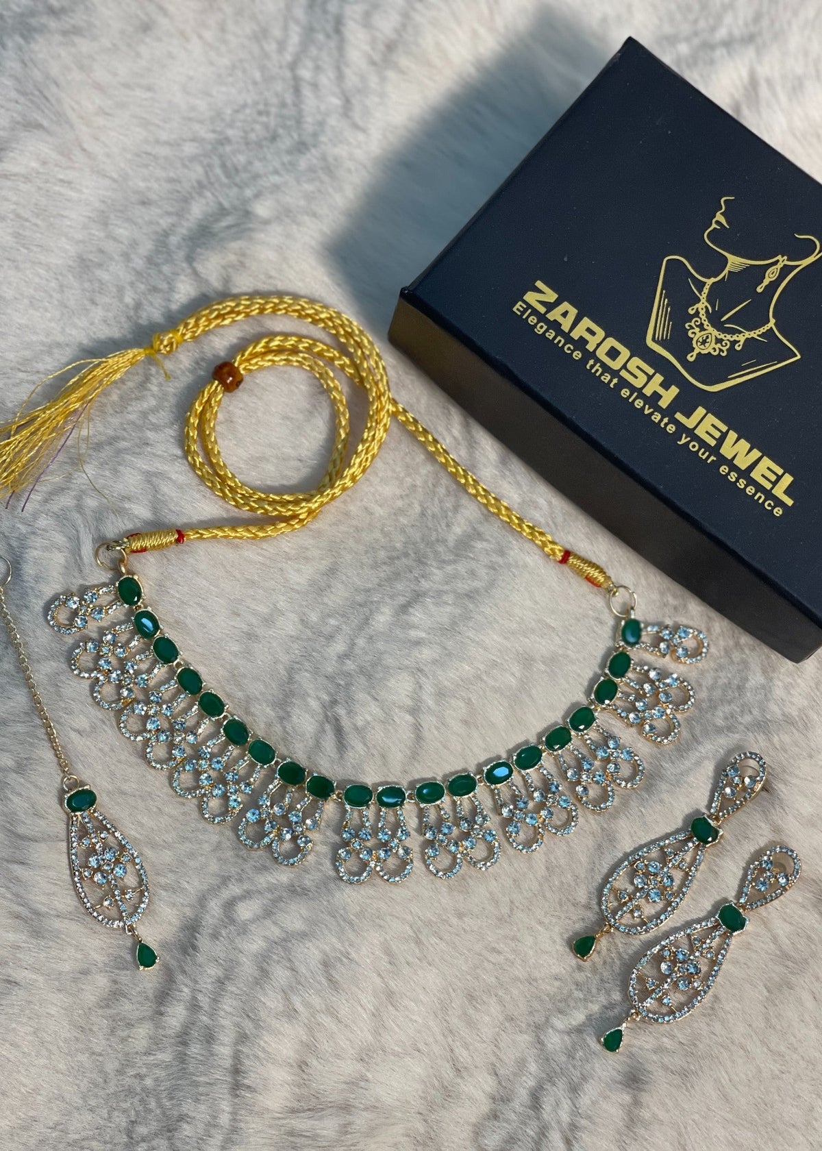 Shop the Elena Necklace Set from Zarosh Jewel