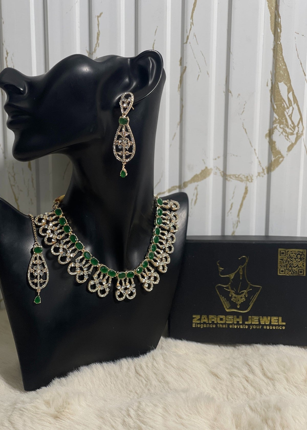 Shop the Elena Necklace Set from Zarosh Jewel
