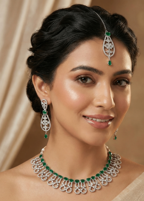 Shop the Elena Necklace Set from Zarosh Jewel
