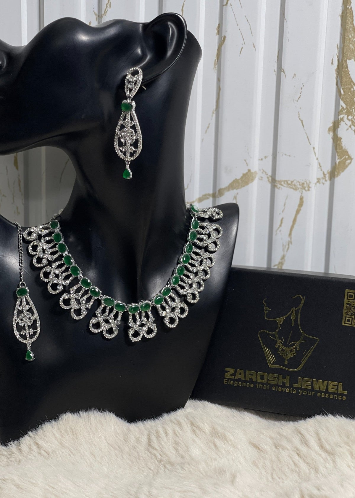 Shop the Elena Necklace Set from Zarosh Jewel