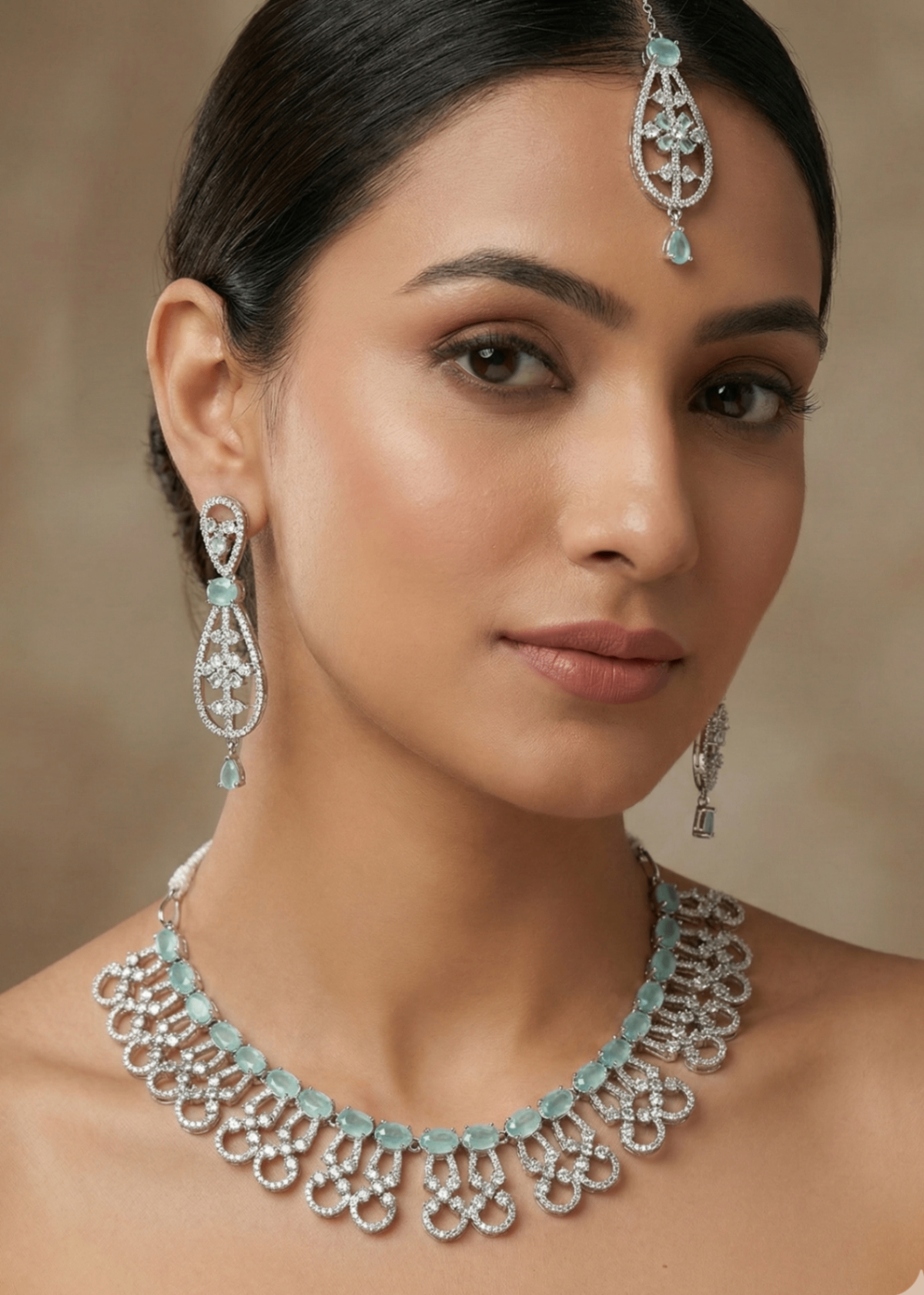 Elena Necklace Set by Zarosh Jewel
