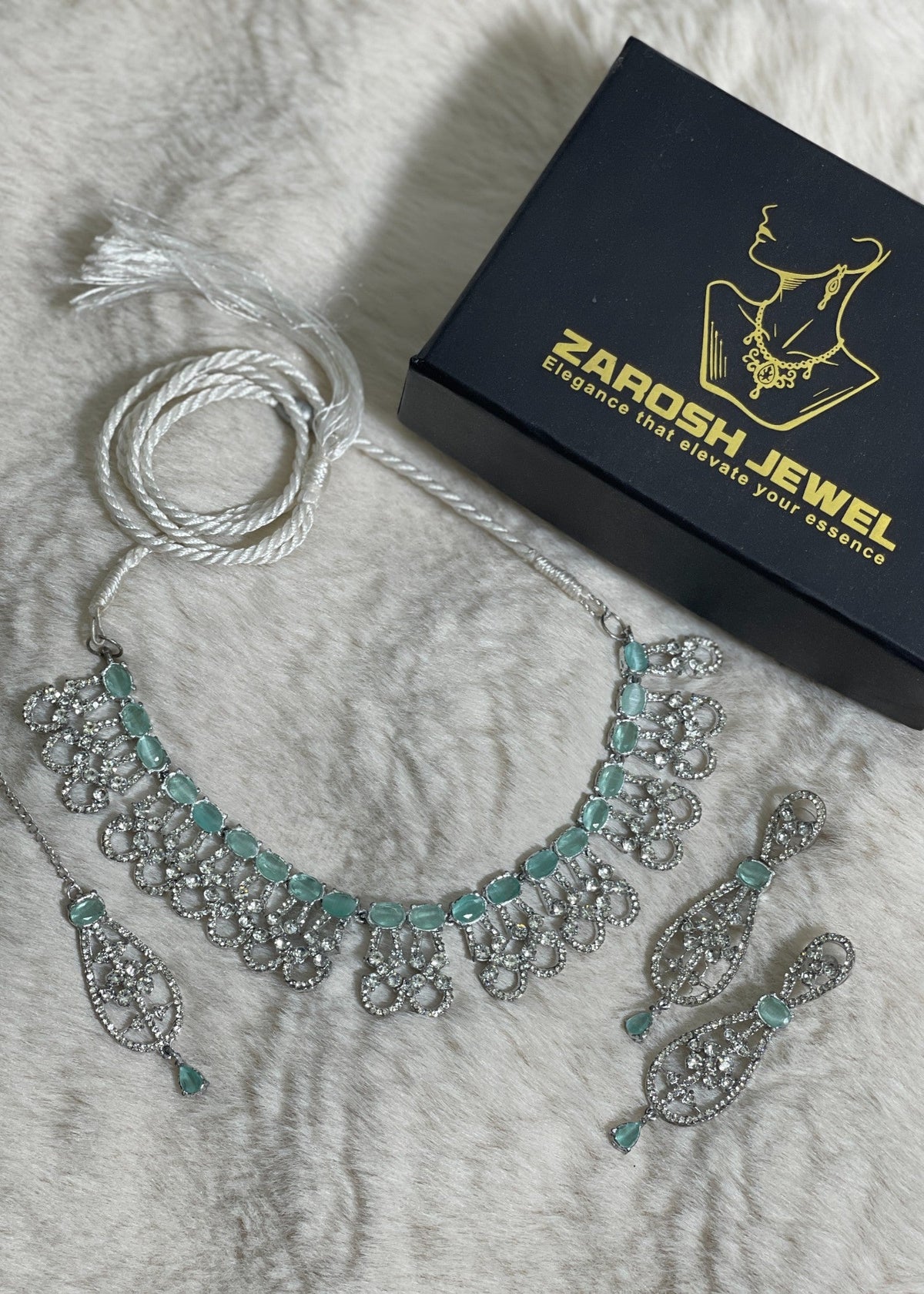 Shop the Elena Necklace Set from Zarosh Jewel