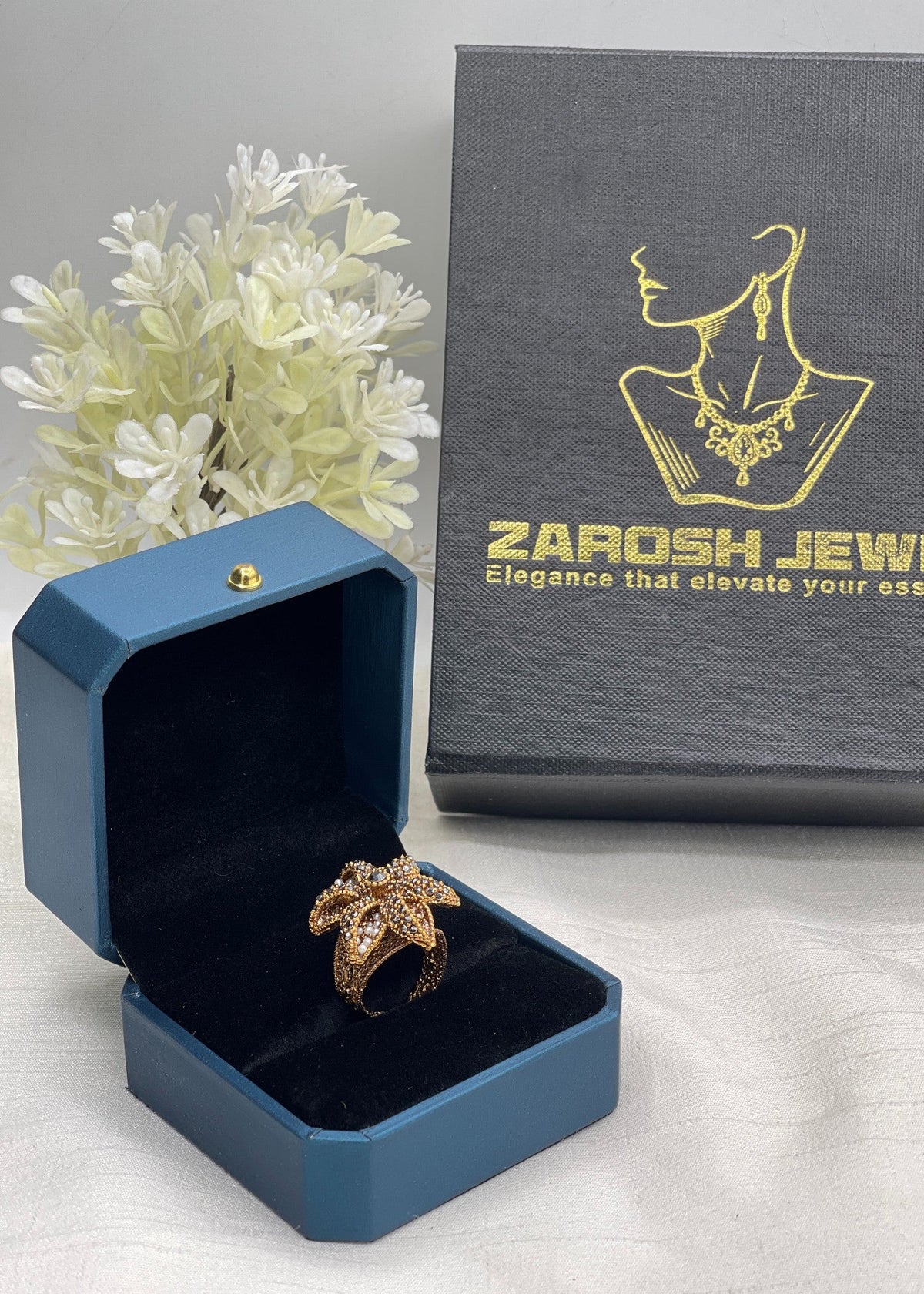 Shop the Elif Ring from Zarosh Jewel