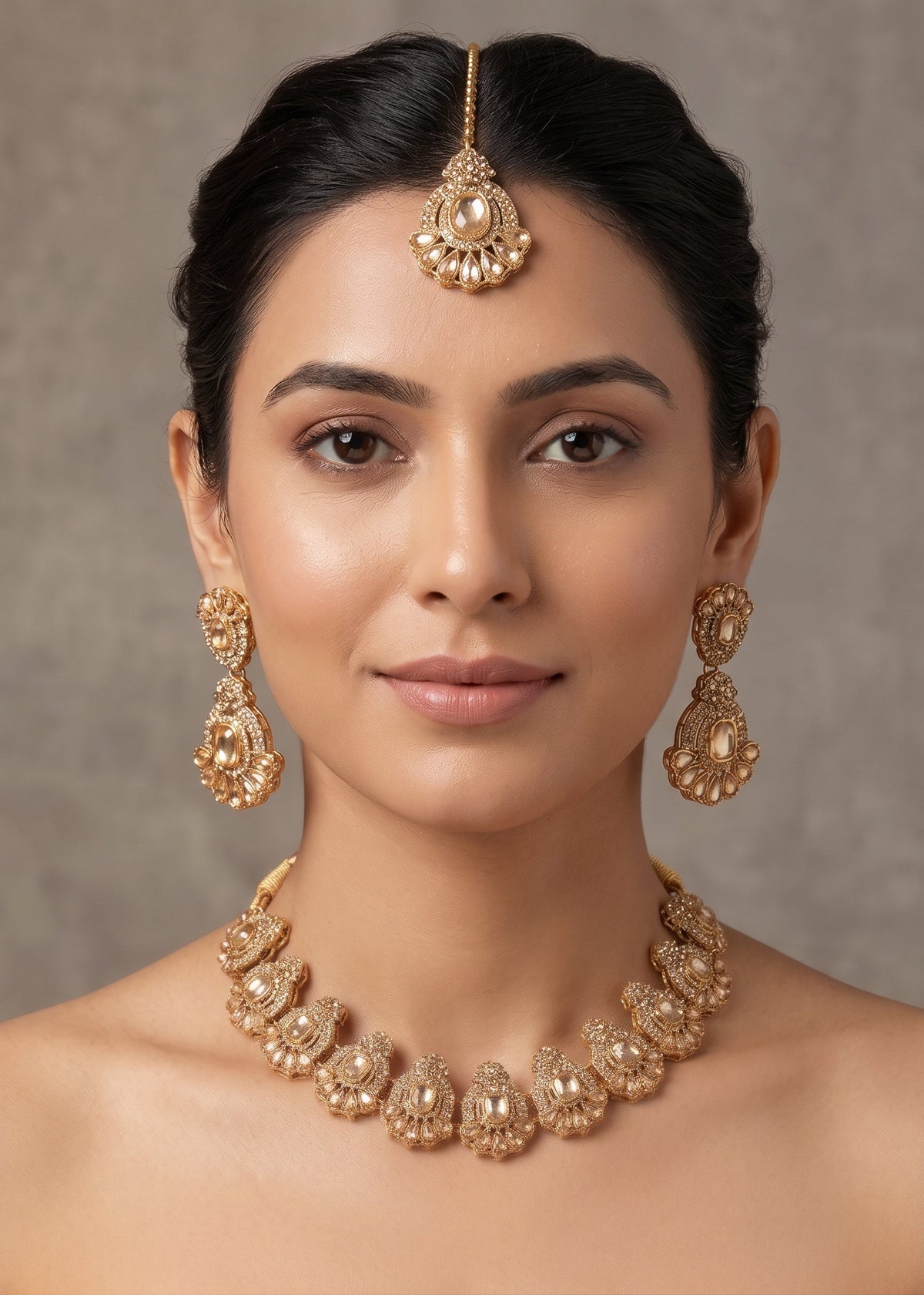 Shop the Elowen Radiance Necklace Set from Zarosh Jewel