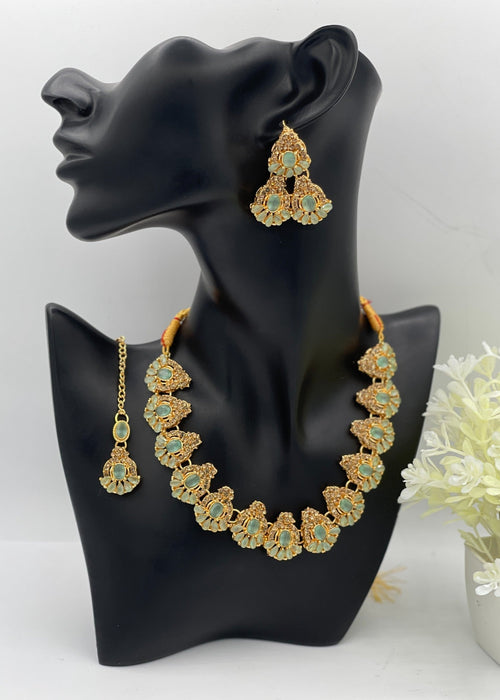 Shop the Elowen Radiance Necklace Set from Zarosh Jewel