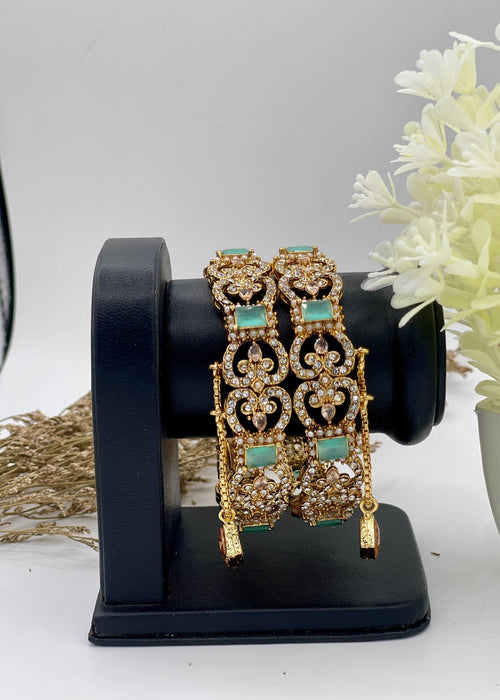 Elysian Charm Bangles Openable by Zarosh Jewel