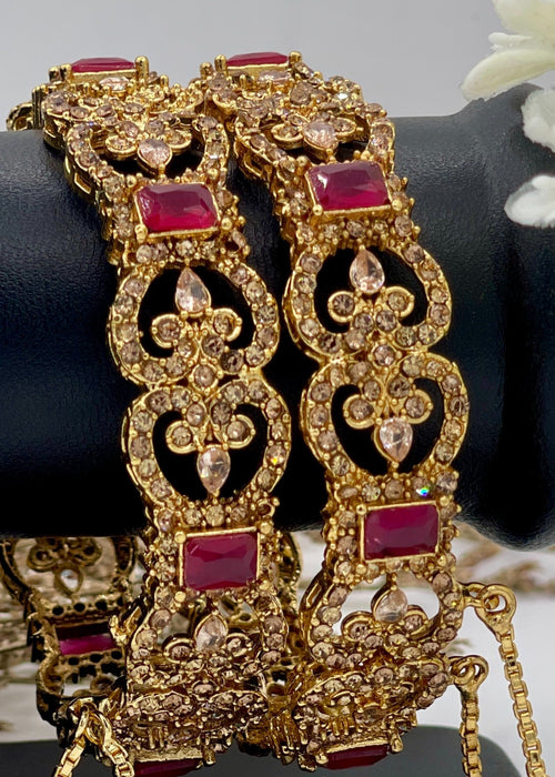 Shop the Elysian Charm Bangles Openable from Zarosh Jewel