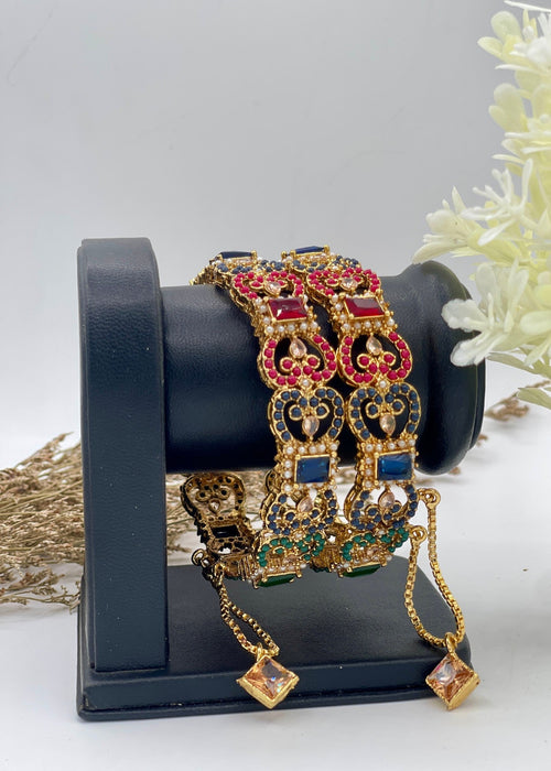 Shop the Elysian Charm Bangles Openable from Zarosh Jewel