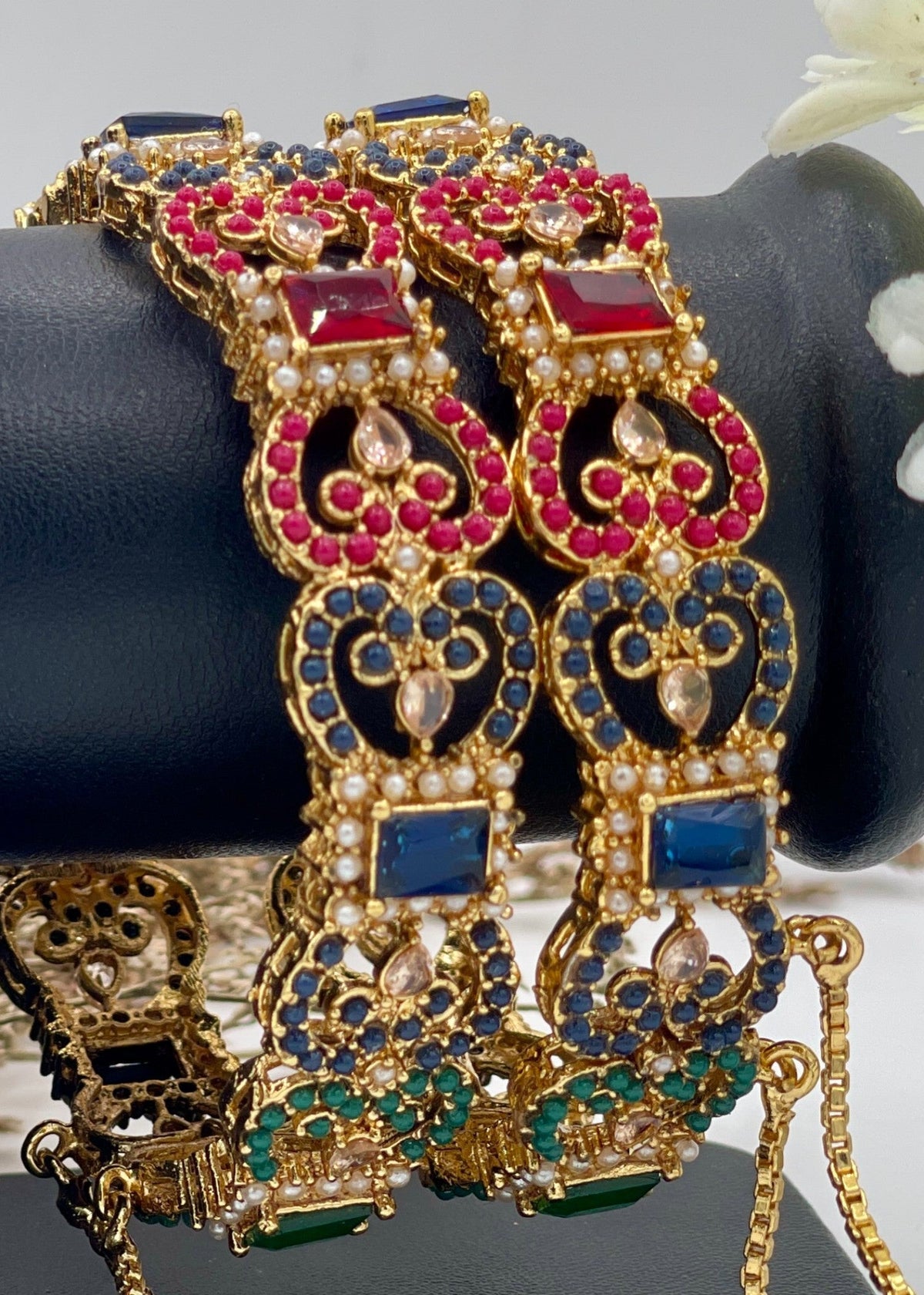 Shop the Elysian Charm Bangles Openable from Zarosh Jewel