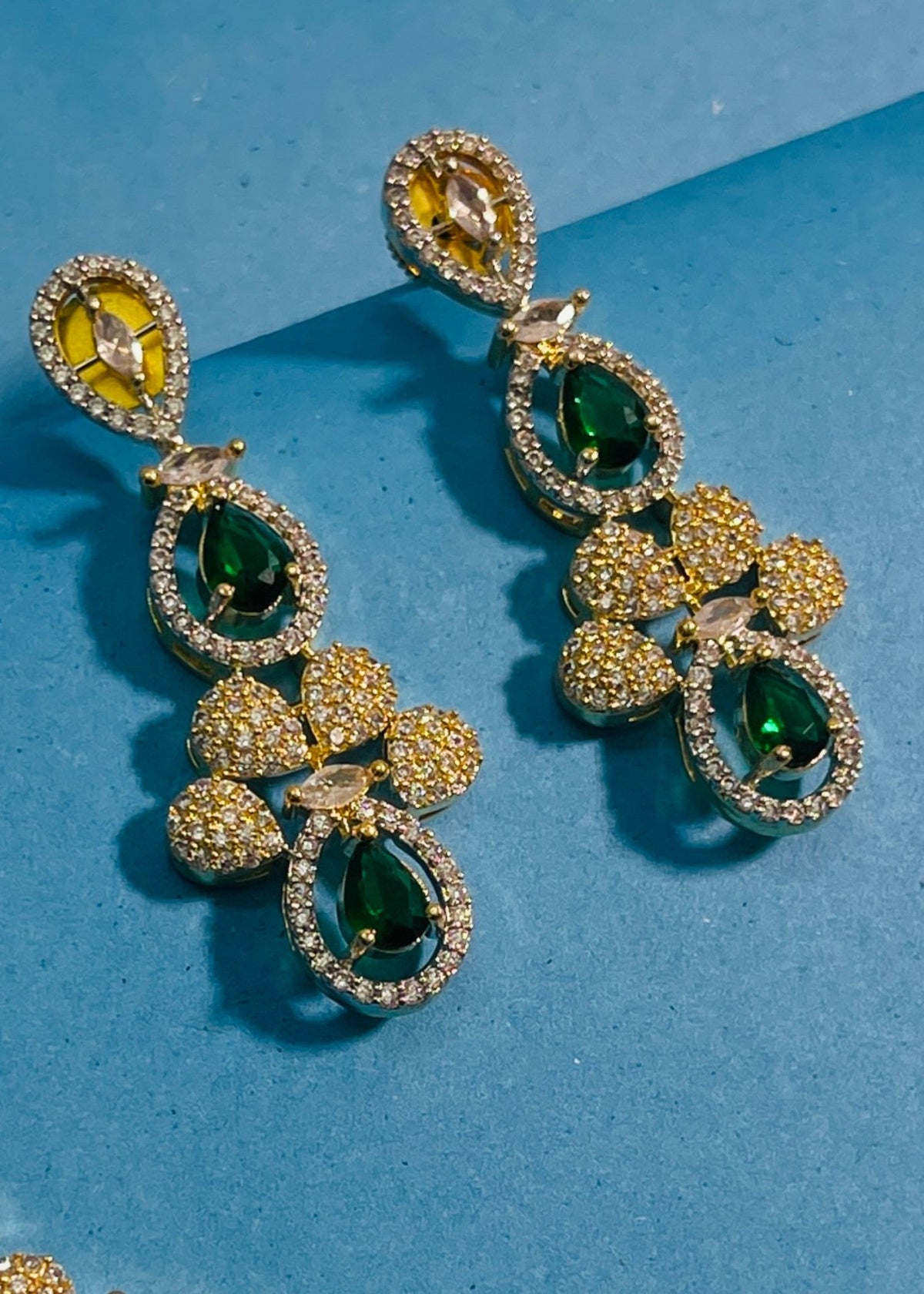 Shop the Emerald Cascade Luxury from Zarosh Jewel